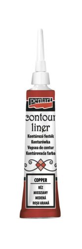 Pentart Kontúrozó festék 20 ml Metál réz