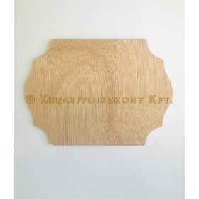 Fa házszám íves szélű 15,5x21,5 cm