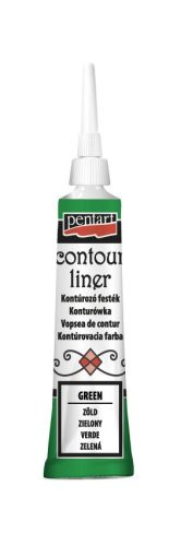 Pentart Kontúrozó festék 20 ml Normál zöld