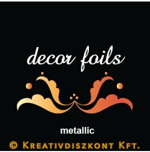 Pentart Dekorfólia metál - metálzöld