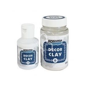 Pentart Decor Clay öntőpor szett 100 g+40 ml