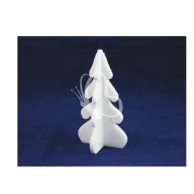 Polisztirol 3D karácsonyfa I. 7x11 cm 6 db/cs