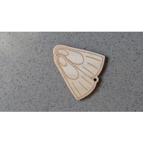 Fafigurák, békatalp 5x6 cm