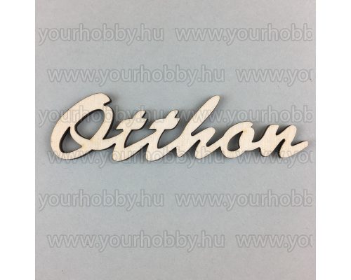 Fafigurák, "Otthon" felirat 3x10 cm
