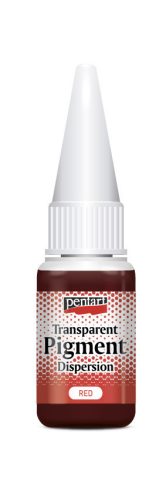 Pentart Transzparens színező 20 ml piros