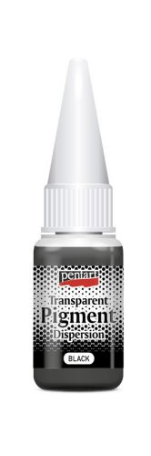 Pentart Transzparens színező 20 ml fekete