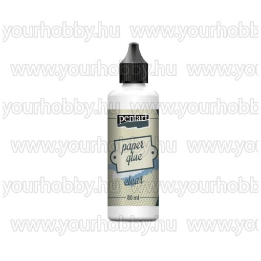 Pentart papírragasztó, átlátszó 80ml