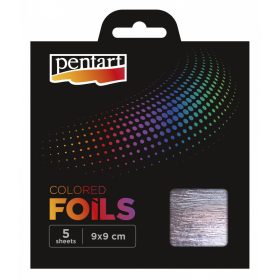 Pentart Színes fólia lap 5 db 9x9 cm Világoslila