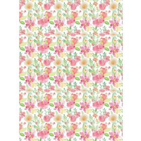   Stamperia Dekupázs rizspapír A4 - Szerelem akvarell virág 