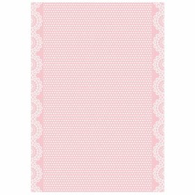 Stamperia Dekupázs rizspapír A4 - DayDream pink textúra 