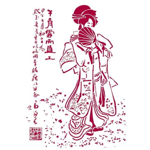 Stampéria stencil 21x29,7 cm Gésa KSG446