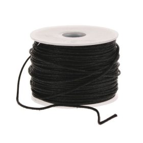 Bőrutánzatú zsineg 25 m fekete