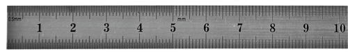 Acél mérőlap 300x13 mm