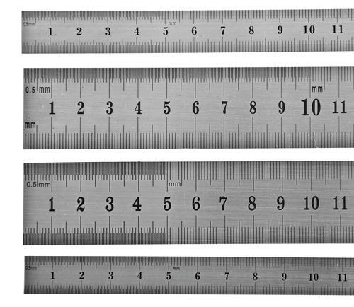 Acél mérőlap 300x13 mm