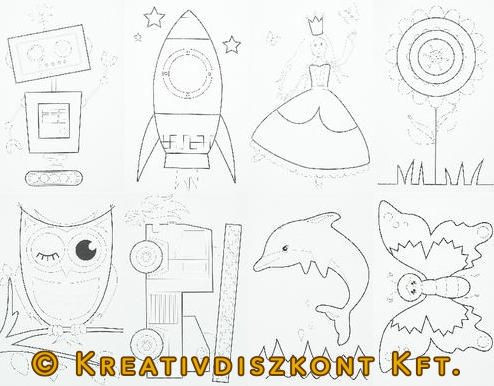 Varrókarton 48 db, 8 minta