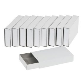 Gyufásdoboz kicsi, fehér 53x37x16 mm 10 db/cs