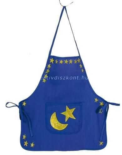 Gyerekkötény pamut 45x50 cm fehér