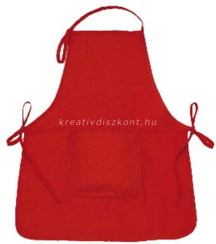 Gyerekkötény pamut 45x50 cm fehér