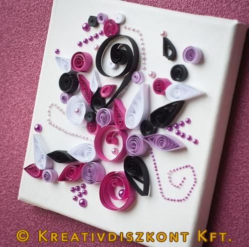 Quilling hajtogatós papírcsíkok, 280 db