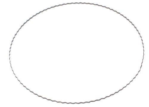 Hullámdrót karika 25 cm