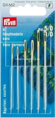 Stoppolótű készlet, rövid 5/0 - 1/0  6 db