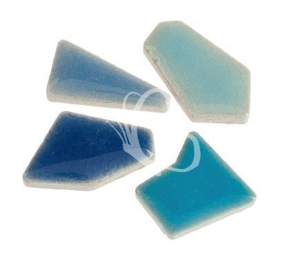 Mozaik cserépdarabok mini 200 g kék mix