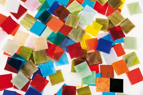 Tiffany mozaiklapok 200 g színes mix