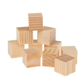 Fenyőkocka 10 db 15x15x15 mm