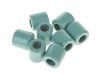 Rico Design® makramé fagyöngy készlet, kb. ø 17 x 17 mm, 8 db/cs türkíz