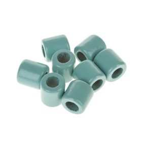   Rico Design® makramé fagyöngy készlet, kb. ø 17 x 17 mm, 8 db/cs türkíz