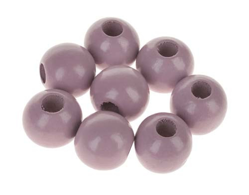 Rico Design® makramé fagyöngy készlet, kb. ø 25 x 25 mm, 8 db/cs, mályva