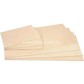 Nyírfa furnérlemez natúr 300x210x8 mm 