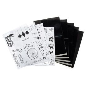 Rayher indigó sablonpapír - karácsony 5 db A4