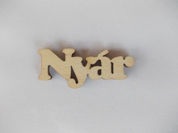 Nyár felirat