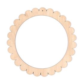 Fa Szövőkeret kerek  nagy 15 cm