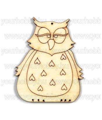 Fafigura Bagoly 5,5 x7 cm