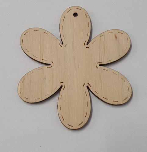 Fafigura Virág óriás 6x6,5 cm