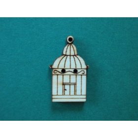 Fafigura Madárkalitka 2,5x6 cm