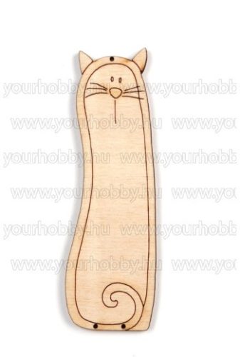 Fafigura Cica magas 3x10 cm