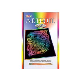   Mammut színes  képkarcoló készlet Tengeri halak 20,4 x 25,5 cm