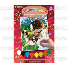   Mammut Junior Festés számok után Bernáthegyi kutyusok 22x30 cm