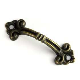 Fém fogantyú bronz 5 db/cs+csavarok