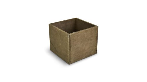 Fa dekorláda rusztikus kocka 13x13x11 cm2351B