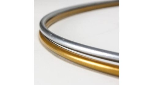 Fém karika ezüst 30 cm