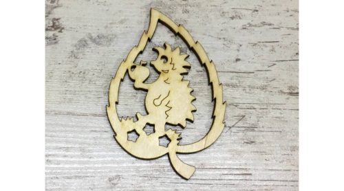 Natúr fa - Süni levélben 11cm