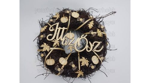 Fafigurák, Őszi fa levelek 9db/cs  3,5 cm