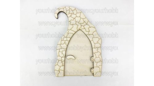 Fa Tündérajtó "Trixi" natúr 16 cm