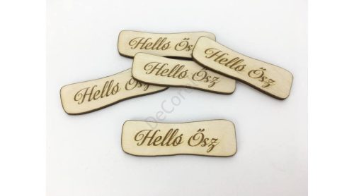 Fa "Hello Ősz" hullámos tábla 2x6,5 cm