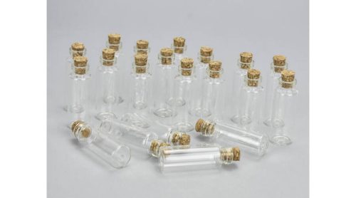 Üvegcse parafadugóval 5x1,4 cm 20db/csomag