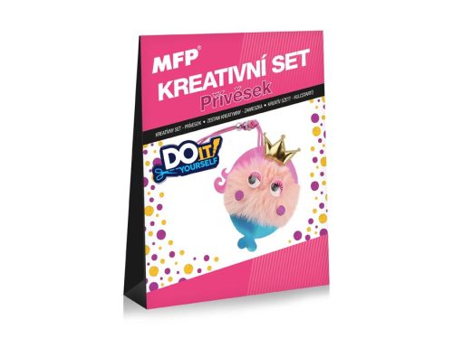 Kreatív készlet rózsaszín hercegnő medál